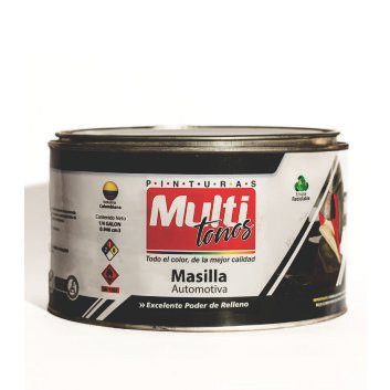 Masilla Automotiva Multitonos - Excelente Poder de Relleno para Reparación Vehicular.