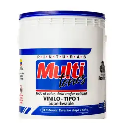 Vinilos Multitonos tipo 1 tipo 2 y tipo 3 en diferentes presentaciones de caneca y galón.